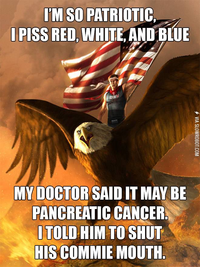 I'm so patriotic...